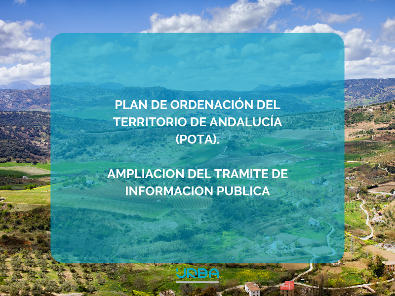 PLAN DE ORDENACIÓN DEL TERRITORIO DE ANDALUCÍA (POTA).